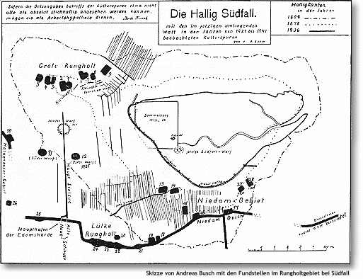 Rungholtgebiet, Skizze von andreas Busch