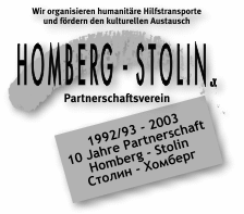 Partnerschaftsverein Homberg - Stolin